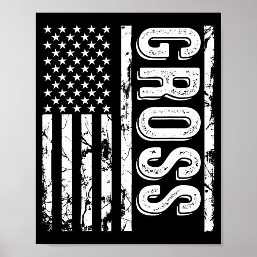 Grappige achternaam grap last name team Gross fami Poster (Voorkant)