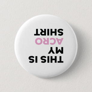 Grappige Acro Yoga Retro Gymnastiek Dit Is Mijn Ac Ronde Button 5,7 Cm