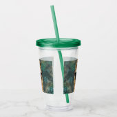 Grappige Acryl Tumbler met Curious Baby Alpaca Acryl Drinkbeker (Links)