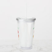 Grappige Acryl Tumbler Speels Verraste Haan Acryl Drinkbeker (Rechts)