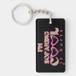grappige acrylische sleutelhanger "SOFAKING COOL 2
