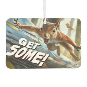 Grappige Actie Eekhoorn Luchtverfrisser "Get Some"