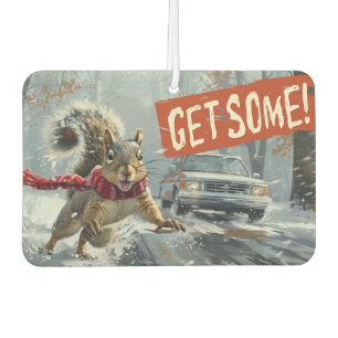 Grappige Actie Eekhoorn Luchtverfrisser "Get Some"