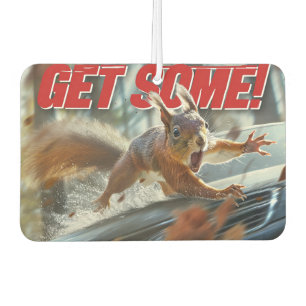 Grappige Actie Eekhoorn Luchtverfrisser "Get Some"