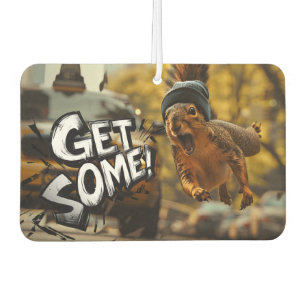 Grappige Actie Eekhoorn Luchtverfrisser "Get Some"