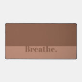 Grappige adem modern minimalistisch neutraal bureaumat (Voorkant)