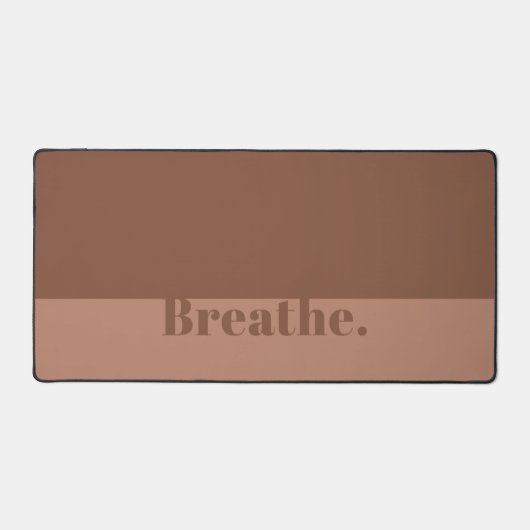 Grappige adem modern minimalistisch neutraal bureaumat (Voorkant)