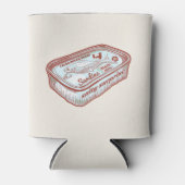 Grappige adem munt blikjeskoeler (Voorkant)