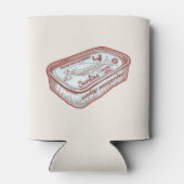 Grappige adem munt blikjeskoeler (Achterkant)