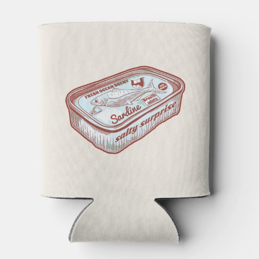 Grappige adem munt blikjeskoeler (Achterkant)