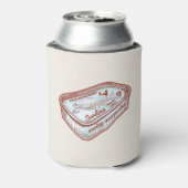 Grappige adem munt blikjeskoeler (Blikje Achterkant)