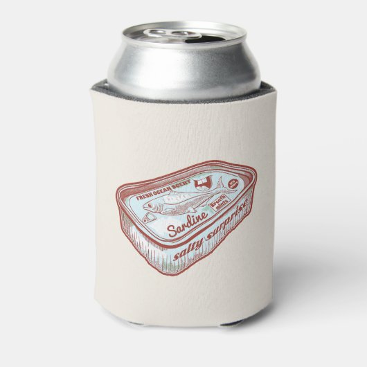 Grappige adem munt blikjeskoeler (Blikje Achterkant)