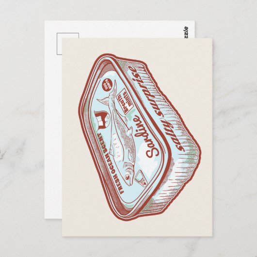 Grappige adem munt briefkaart (Voorkant / Achterkant)