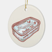 Grappige adem munt keramisch ornament (Links)