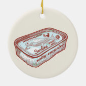 Grappige adem munt keramisch ornament (Achterkant)