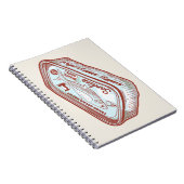 Grappige adem munt notitieboek (Rechterzijde)