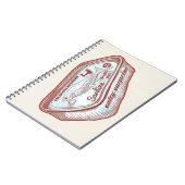 Grappige adem munt notitieboek (Linkerzijde)