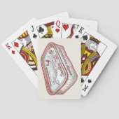 Grappige adem munt pokerkaarten (Achterkant)