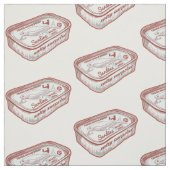 Grappige adem munt stof (Swatch)