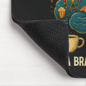 Grappige ADHD Hersenen Carnaval Muismat (Hoek)