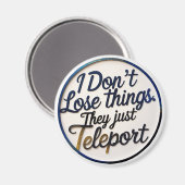 Grappige adhd-magneet - neurodivergente Humor, eig Magneet (Voorkant / Achterkant)