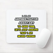 Grappige administratieve assistent T-shirts Muismat (Met muis)