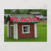 Grappige adreswijziging Briefkaart (Voorkant)