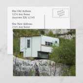 Grappige adreswijziging Kaart - Lang verloren camp (Voorkant / Achterkant)