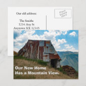 Grappige adreswijziging Kaart: Tin Roof Aankondigingskaart (Voorkant / Achterkant)