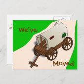 Grappige adreswijziging Post Kaart (Voorkant / Achterkant)