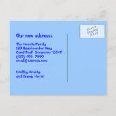 Grappige adreswijziging We verhuizen Kaarten (Achterkant)