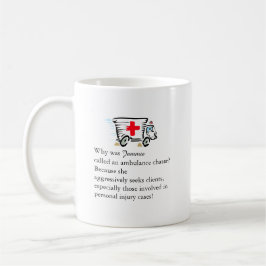 Grappige Advocaat Ambulance Chaser Gift Koffiemok