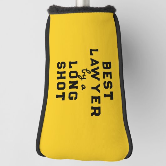 Grappige advocaat golfheadcover (Draai 90)
