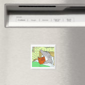 Grappige advocaat haai Rick London Magneet (Insitu (Vaatwasser))