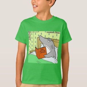Grappige advocaat haai Rick London T-shirt