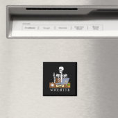 Grappige advocaat Halloween Magneet (Insitu (Vaatwasser))