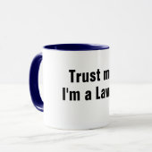 Grappige advocaat Mok -  cadeau voor advocaten (Voorkant links)