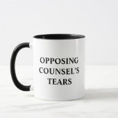 Grappige advocaat mok rechtskantoor cadeau voor ad (Links)