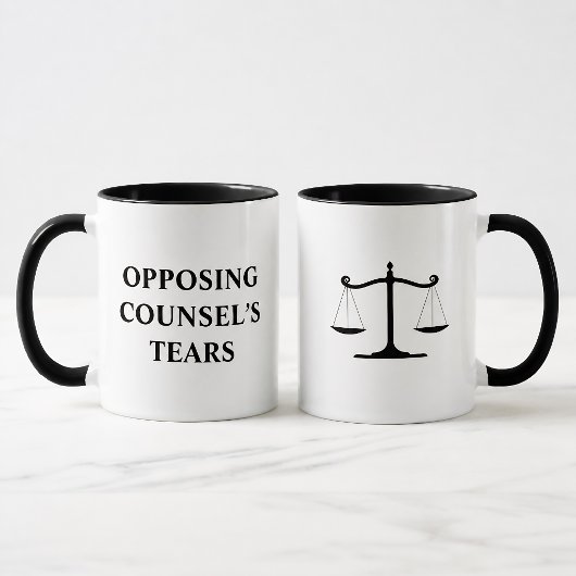 Grappige advocaat mok rechtskantoor cadeau voor ad