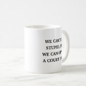 Grappige advocaat sarcastisch  koffiemok (Voorkant rechts)