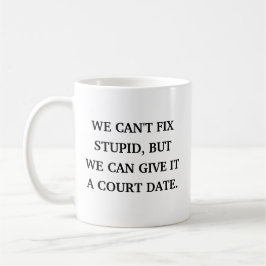 Grappige advocaat sarcastisch koffiemok