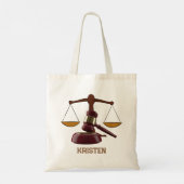 Grappige advocate moeder, moederdag tote bag (Achterkant)