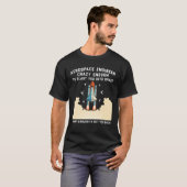 Grappige Aerospace Engineer Definitie Engineer Bui T-shirt (Voorkant volledig)