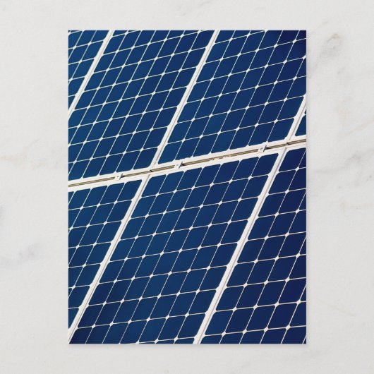 Grappige afbeelding van een zonnepaneel briefkaart (Voorkant)