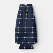 Grappige afbeelding van een zonnepaneel flesjeskoeler (Achterkant)