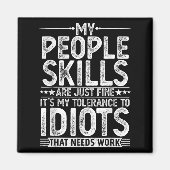 Grappige afbeelding voor mannen vrouwen volwassen  magneet (Voorkant)