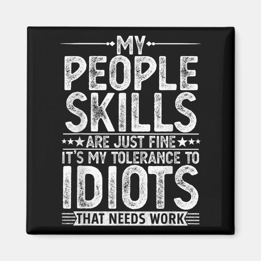 Grappige afbeelding voor mannen vrouwen volwassen  magneet (Voorkant)