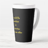 Grappige Afdeling Klachten Apathie Latte Mok (Rechterhoek)