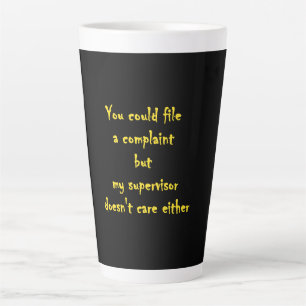 Grappige Afdeling Klachten Apathie Latte Mok