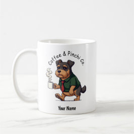 Grappige Affenpinscher-hond Zakelijke Broek Koffie Koffiemok